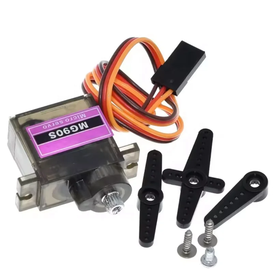 NEWS Upgraded Version MG90S Metal Gear Servo ES08MA for 3D Fly 450 Electric Straight Swashplate and Aircraft Models MG90 Servo